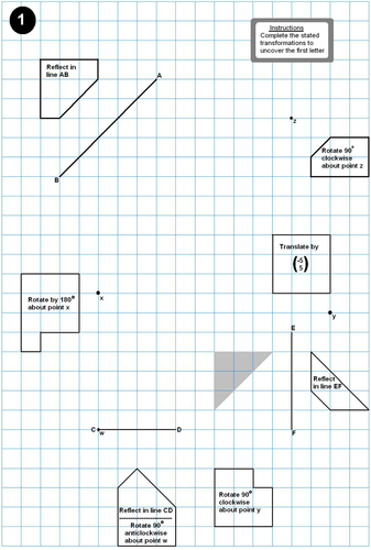 Rotation, reflection and translation workbook