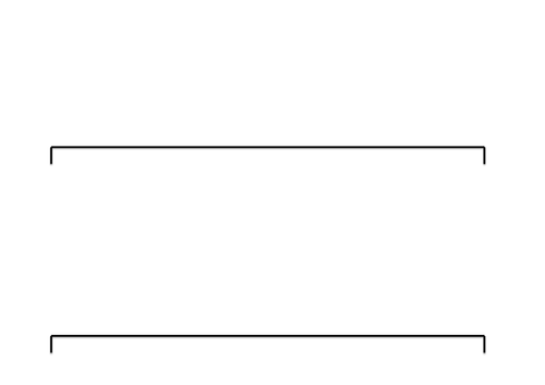 Printable blank number line templates for math students and teachers 