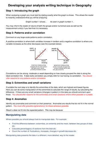 Analysis Guidance for Students