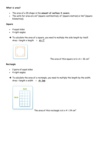 2D shapes areas and composite shapes areas.