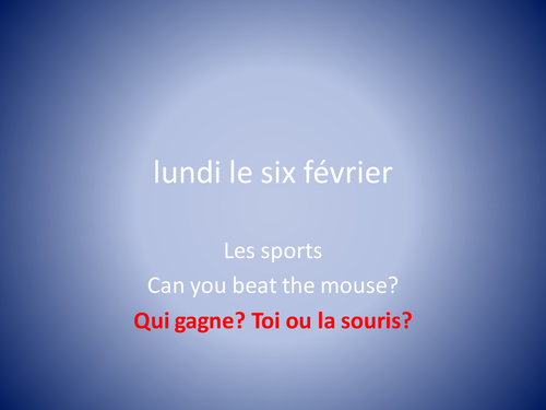 sports in French