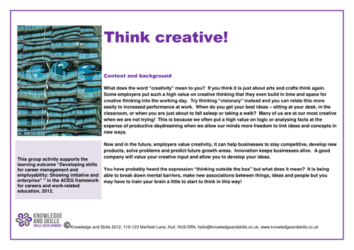 Think Creative!