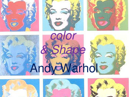 POP ART for year 8 | Teaching Resources