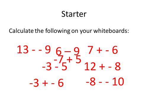 Square and Cube numbers, plus roots