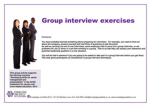 Group Interview Techniques