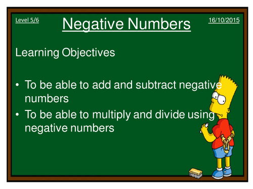 Multiplying And Dividing Negative Numbers Teaching Resources