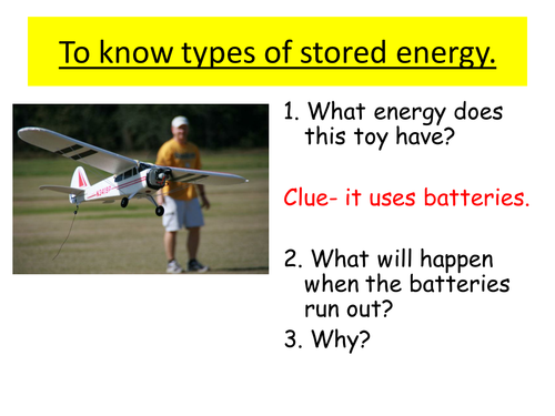 Stored energy