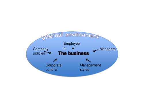 Internal and external influences on businesses