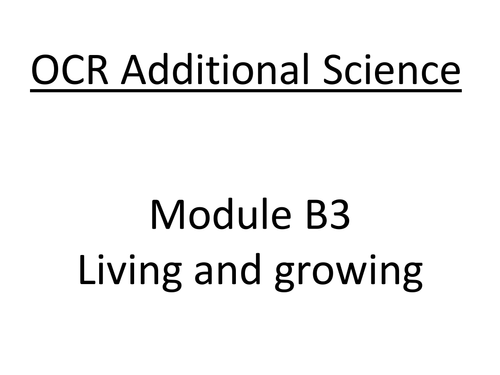OCR Gateway Science B3 DNA mitochondria