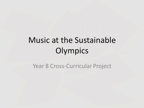 Music at the Sustainable Olympics