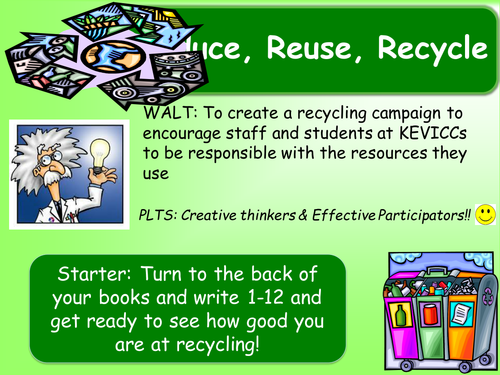 Sustainability - Recycling Activity Collection