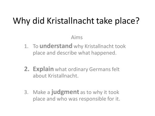 Kristallnacht - Who is Responsible?