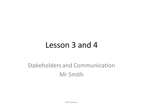 What are stakeholders