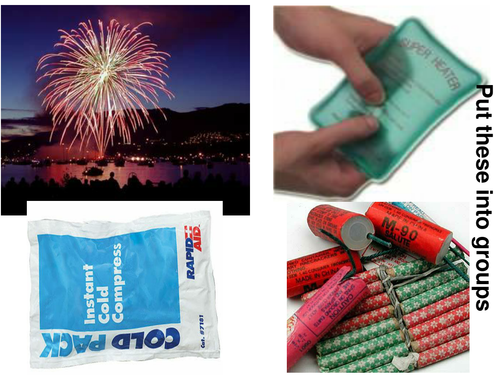 energy in chemical rxn + making salt