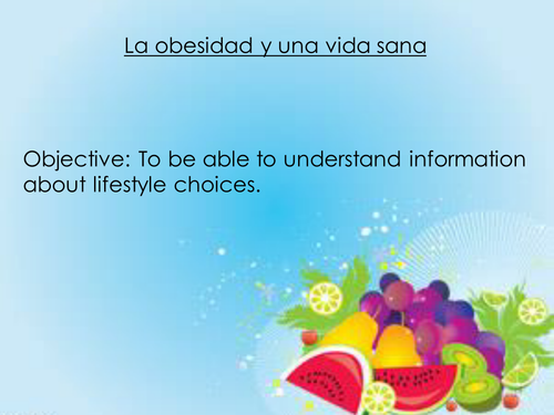 La obesidad y una vida sana