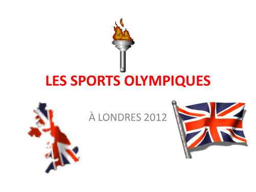 the Olympic games - les Jeux Olympiques