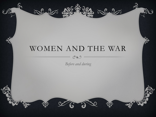 world-war-one-impact-on-women-teaching-resources