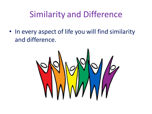 Similarity + difference in world religions (leaves