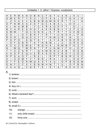Mira 1 Express: revision materials