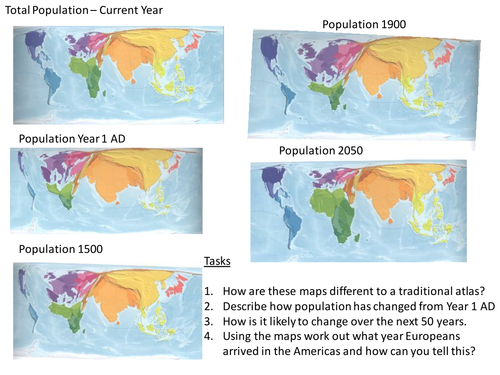 Population Change worksheet | Teaching Resources
