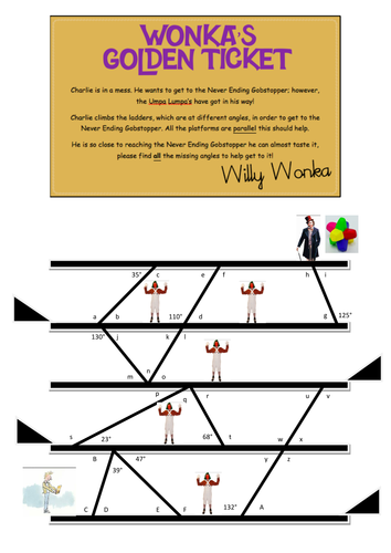 Charlie and the Chocolate Factory parallel lines