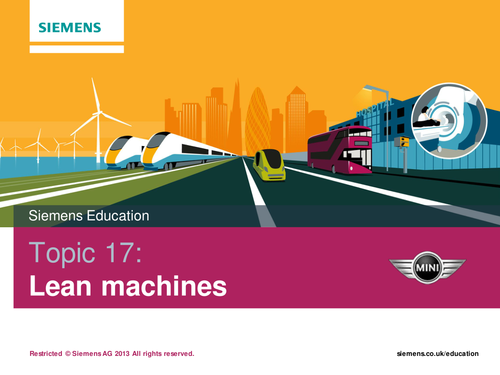 Inactive Siemens KS4 Activity 'Lean Machines'
