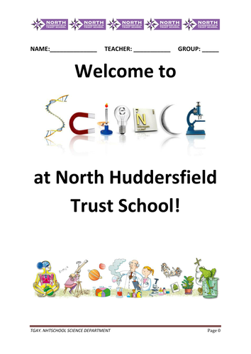 Welcome to secondary science booklet