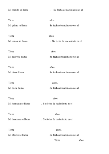 imaginary famous family