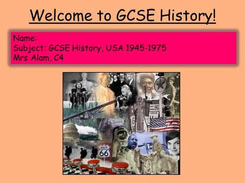 Introduction to USA 1945-75 OCR