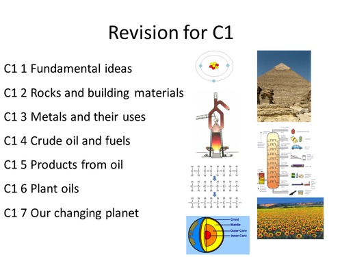 AQA C1 revision booklet