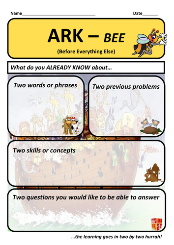 BEEs - lesson starters