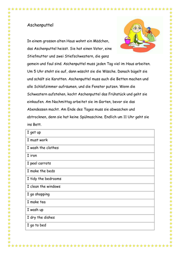 aschenputtel | Teaching Resources