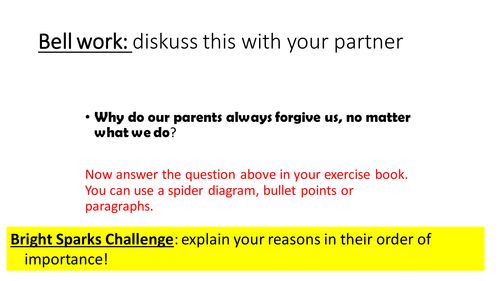 The Parable of The Prodigal Son