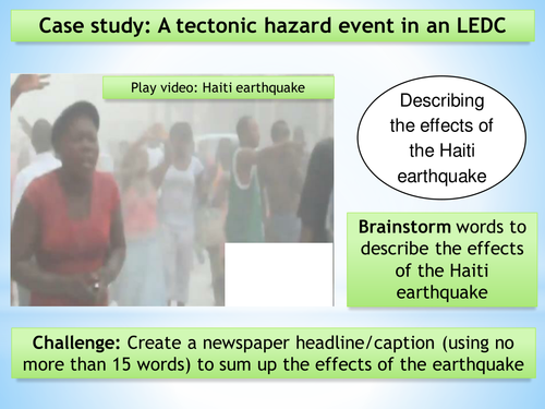 Tohoku earthquake case study a level picture