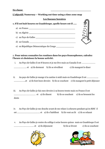 La routine & time zones