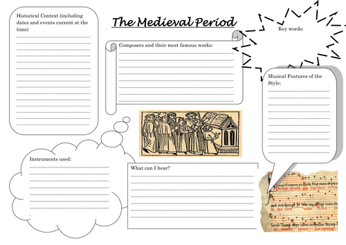 musical history worksheets teaching resources