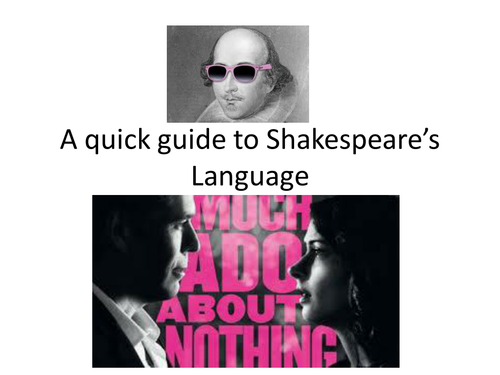 Shakespeare's language PPTs