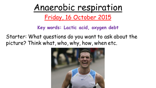 Anaerobic respiration