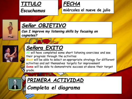 Y10 Spanish observed lesson during mocks