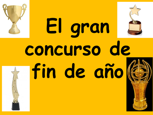 El gran concurso de fin de año