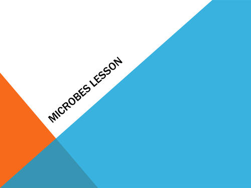 Microorganisms / Microbes lesson Yr 5/6