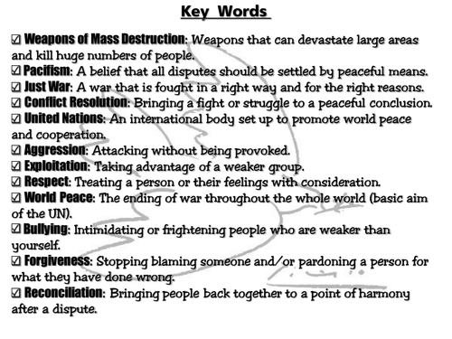 Causes of War KS4 Edexcel
