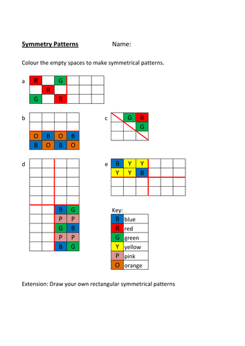 Lessons on Line of Symmetry - Math & Art (Morris)