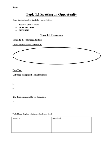 Topic 1.1 Businesses and Understanding Customer ne