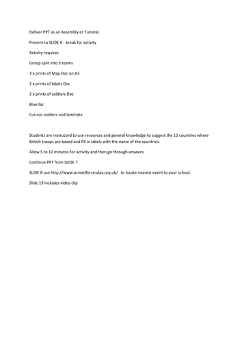 Armed Forces Day 2014