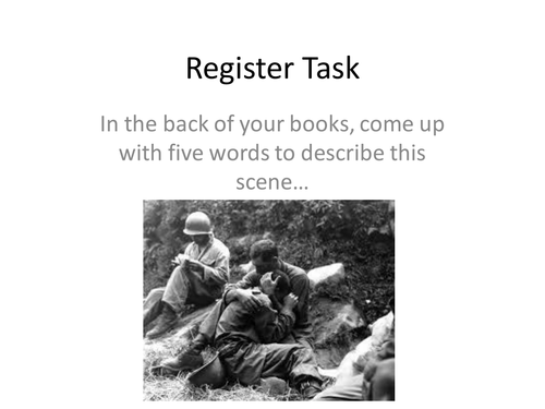 War poetry unit (Dulce et Decorum est) | Teaching Resources