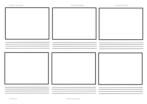 Story Board | Teaching Resources