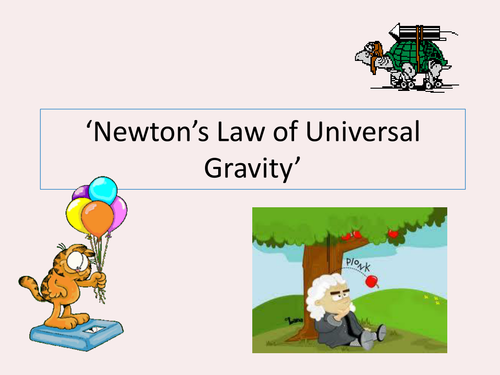 Universal law of gravity