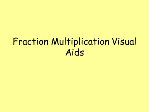 Fraction multiplication visual