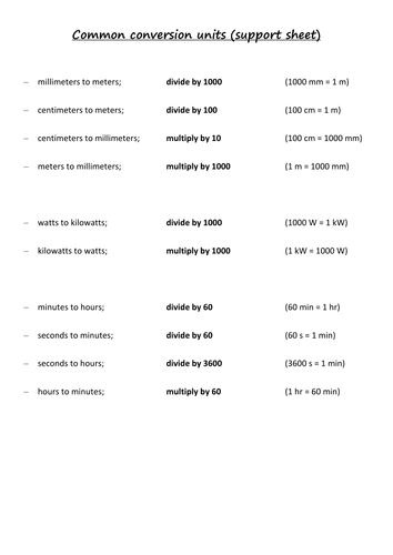 AQA P1 Paying for Electricity